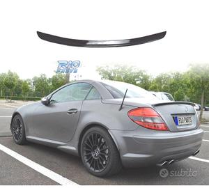 SPOILER MERCEDES SLK R171 04-11 LOOK AMG NERO LUCI