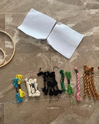 kit per ricamo