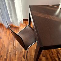 Tavolo allungabile e 6 sedie