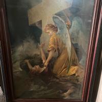 Quadro con immagine sacra/angelo