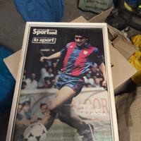 poster Maradona Barcellona storico