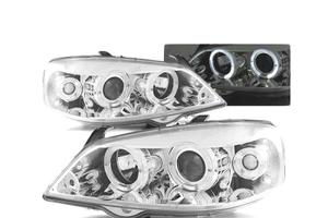 FARI OCCHI ANGEL PER OPEL ASTRA G 97-04 CROMATO