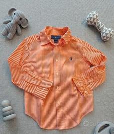 Camicia a righe bimbo Ralph Lauren Tg4anni