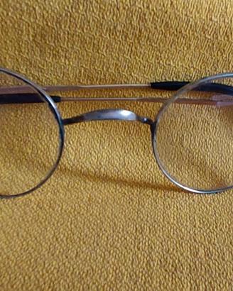 occhiali vintage in metallo 