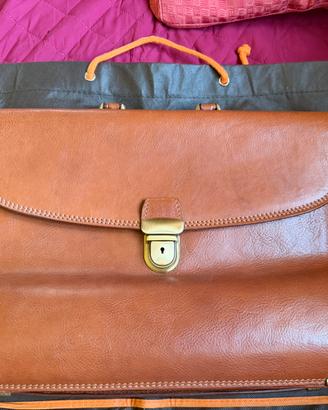 Borsa di vero cuoio