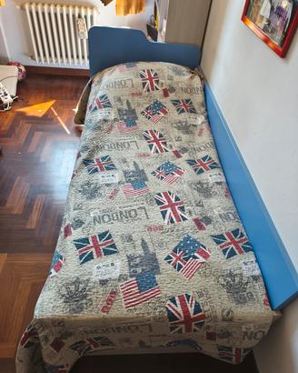 letto singolo ragazzo