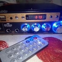 Amplificatore stereo bluetooth con karaoke 50 watt