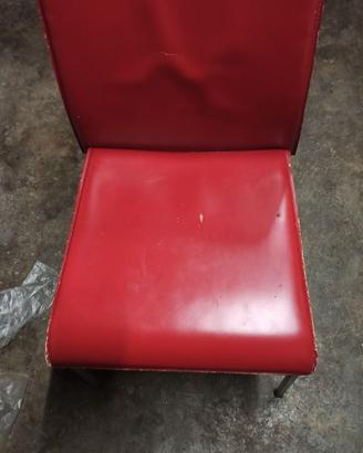 4 Sedie rosse Calligaris