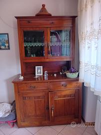 Mobile Credenza Buffet con Vetrina Vintage