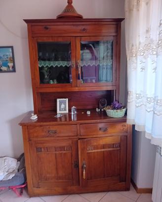 Mobile Credenza Buffet con Vetrina Vintage