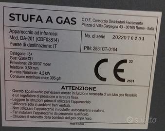 Stufa a gas