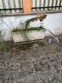4 fioriere in cemento da esterno