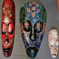 Tre Maschere Tribali Africane