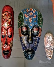 Tre Maschere Tribali Africane