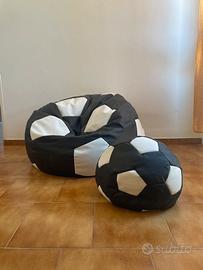 Pouf a sacco pallone da calcio