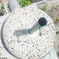 base in pietra x ombrellone 