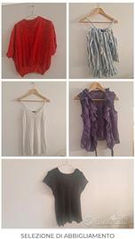 Lotto 5 maglie e top estivi- taglia S/M