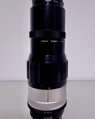 Nikon obbiettivo f= 200mm 1:4