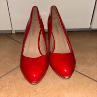 Décolleté Tulipano rosse in pelle – n. 40