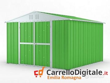 Box struttura lamiera Acciaio 327x307 verde chiaro