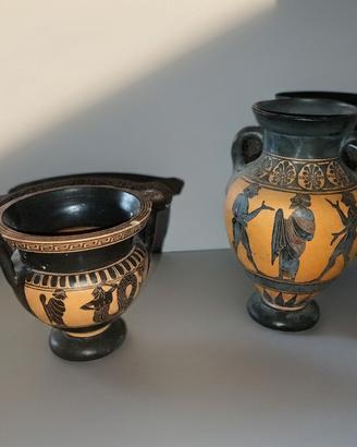 Coppia Vasi/Anfore in Terracotta Greco  Classico
