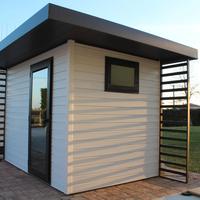 Casetta da giardino pvc con grigliato