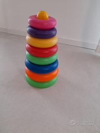 Gioco piramide di anelli