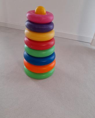 Gioco piramide di anelli
