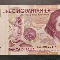 50000 Lire Bernini 2° Tipo Sostitutiva XA SPL+