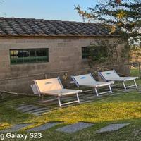 Lettino mare giardino alluminio