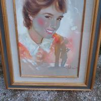 Quadro "Viso di Ragazza" Vincenzo Fabiani a olio