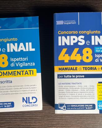 Concorso inps e inail (manuali di teoria e quiz)