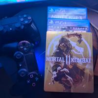 PS4 FAT+3 GIOCHI+2 CONTROLLER