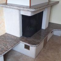 caminetto a legna con ventilazione