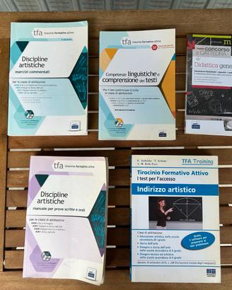 Set libri TFA arte e disegno
