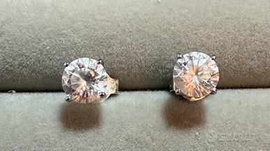 Orecchini lobo brillante grande