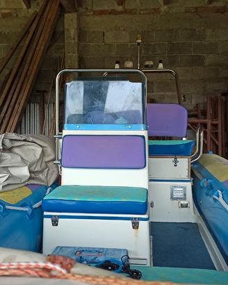 gommone Swell 4,70m con carrello, 50hp, pilotina