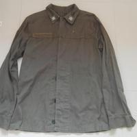 Giacca militare con bottoni verde estiva