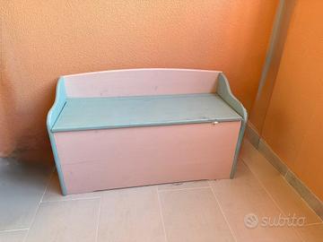 2 casse panche legno massello 
