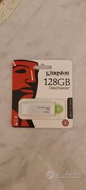 Chiavetta USB Kingston 128GB DataTraveler G4 NUOVA