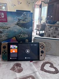 Nintendo switch oled zelda tears of the kingdom