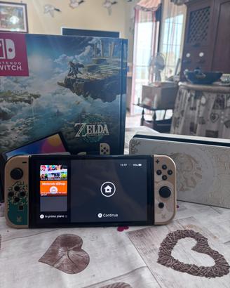 Nintendo switch oled zelda tears of the kingdom