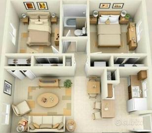 SINGOLA con BAGNO PRIVATO - OSTIA