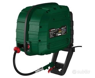 COMPRESSORE aria da Parete con Avvolgitubo 