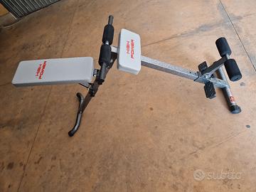 panca multiuso addominali lombari glutei