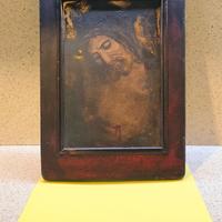 Dipinto olio su legno Ecce Homo