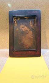 Dipinto olio su legno Ecce Homo