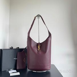 Borsa a tracolla YSL hobo bordeaux