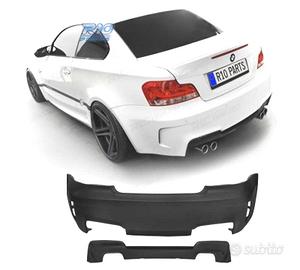 PARAURTI POSTERIORE BMW E82 E88 07-13 LOOK 1M