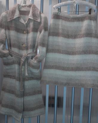 Completo Tailleur Vintage anni 60 Lana Mohair